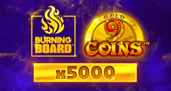 9 Coins Gold Burning Board